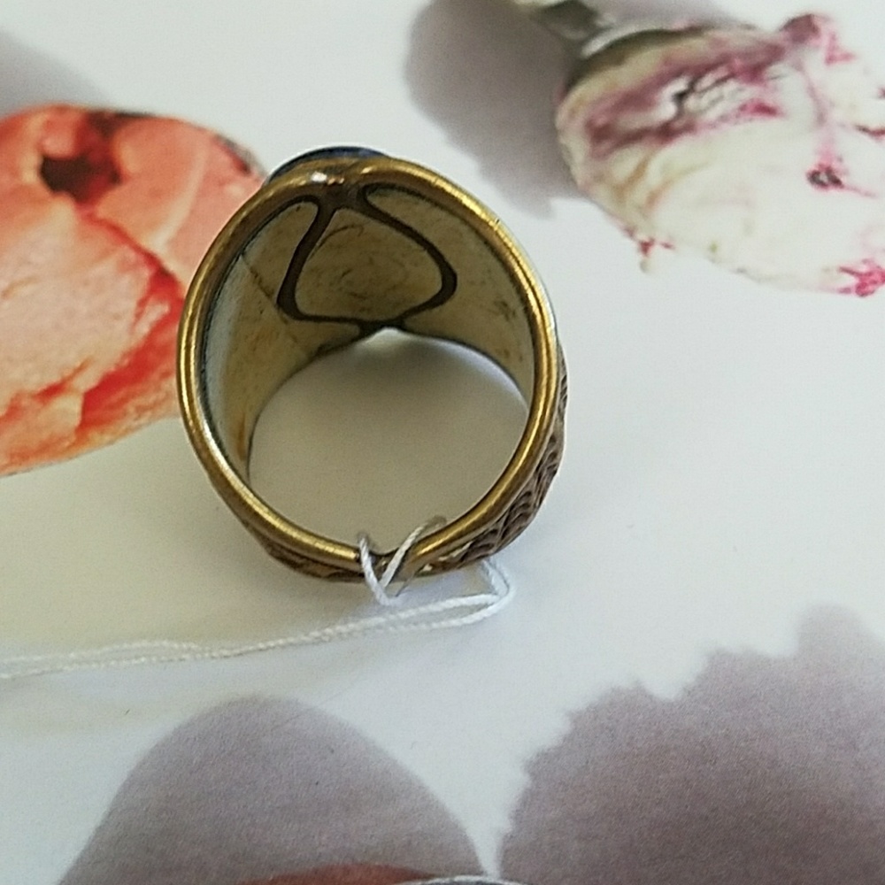 Clay lapis ring size 10 - Picture 3 of 3